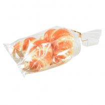 daiktų Apgaulingai tikroviški dekoratyviniai kruasanai, dirbtiniai kepiniai 10 cm, 2 vnt. maisto dekoracijų rinkinys vitrinoms ir salonams