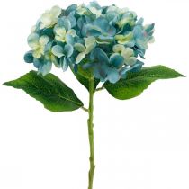 daiktų Dekoratyvinė hortenzijos mėlyna dirbtinė gėlė Dirbtinė sodo gėlė H35cm