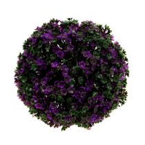 daiktų Dekoratyvinis rutulys violetinis iš gėlių dirbtinio augalo rutulys Ø15cm 1 vnt