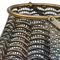 Dekoratyvinis žibinto žibinto žvakių laikiklis metalinis Ø26cm H40,5cm