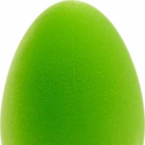 daiktų Dekoratyvinis velykinis kiaušinis žalias H25cm Velykų dekoravimas flokuoti dekoratyviniai kiaušiniai