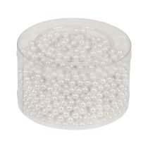 daiktų Dekoratyviniai karoliukai sriegti craft karoliukus balti 6mm 300g