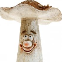 Deko grybai rudens puošmena juokingi grybukai Ø7/9cm H13cm 2vnt