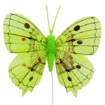 daiktų Dekoratyviniai drugeliai žali 8cm 6vnt