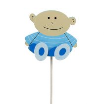 daiktų Dekoratyvinis kištukas baby blue 5cm L25cm 20 vnt