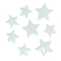 daiktų Dekoratyvinės žvaigždės baltos spalvos barstymui 4-5cm 72 vnt
