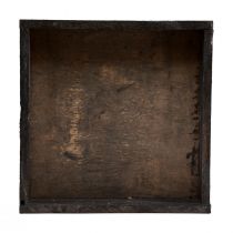 daiktų Dekoratyvinis padėklas kvadratinis medinis padėklas rudas 20×20×3,5 cm