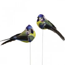 daiktų Deco Birds on Wire Spring Deco Blue Tit 10×3cm 9vnt