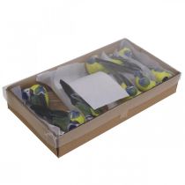 daiktų Deco Birds on Wire Spring Deco Blue Tit 10×3cm 9vnt