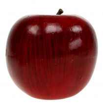 Dekoratyviniai obuoliai raudoni, lakuoti Ø8cm 6vnt