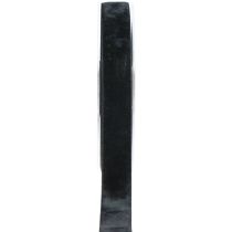 Aksominė juostelė juoda dekoratyvinė juostelė dovanų juostelė 20mm 10m