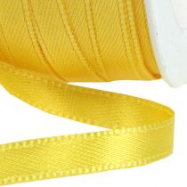 daiktų Dekoratyvinė dovanų juostelė geltona taftos 3 mm x 50 m