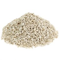 Dekoratyviniai granuliuoti kreminiai dekoratyviniai akmenukai 2mm - 3mm 2kg
