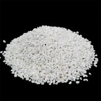 Dekoratyviniai granuliuoti balti dekoratyviniai akmenys 2mm - 3mm 2kg
