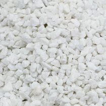 Dekoratyviniai granuliuoti balti dekoratyviniai akmenys 2mm - 3mm 2kg