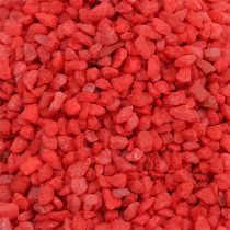Dekoratyvinės granulės raudonos 2mm - 3mm 2kg