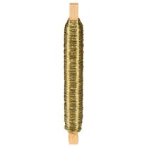 daiktų Dekoratyvinio emalio vyniojimo vielos viela auksinė 0,50 mm 50 m 100 g