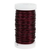 daiktų Deco Enameled Wire Wine Red Ø0,50mm 50m 100g