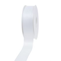 Dekoratyvinė juostelė balta 40mm 50m