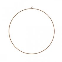 Dekoratyvinis žiedas metalinis, metalinis žiedas pakabinimui, dekoratyvinis žiedas patina Ø28cm 4vnt