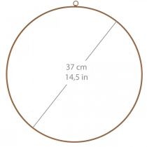 Dekoratyvinis lankelis, metalinis žiedas, dekoratyvinis žiedas patinai pakabinti Ø37cm 3vnt
