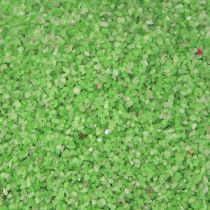 daiktų Dekoratyvinis smėlis žalias neoninis smėlis spalvotas smėlis 0,5 mm neoninė žalia 1 kg