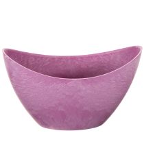daiktų Dekoratyvinis dubuo plastikinis rožinis 20 cm x 9 cm A11,5 cm 1 vnt.