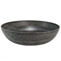 daiktų Dekoratyvinis dubuo apvalus augalinis dubenys pilkas Ø37cm A10,5cm 3vnt
