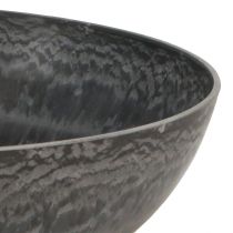 daiktų Dekoratyvinis dubuo apvalus augalinis dubenys pilkas Ø37cm A10,5cm 3vnt