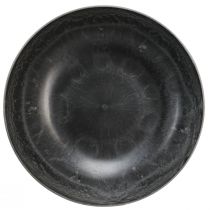 daiktų Dekoratyvinis dubuo apvalus augalinis dubenys pilkas Ø37cm A10,5cm 3vnt