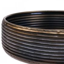 Dekoratyvinis dubuo didelis dubuo metalinis senovinės išvaizdos 30/38/46cm rinkinys iš 3