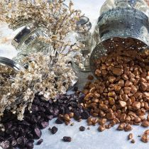 daiktų Dekoratyviniai akmenukai 9mm - 13mm kava 2kg