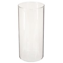 daiktų Dekoratyvinė vaza, gėlių vaza, stiklinė vaza, bespalvė Ø9cm H20cm