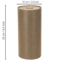daiktų Neaustinės stalo dekoracijos ritinėlis 24 cm x 25 m, rudos spalvos, skirtas šventiniams stalams