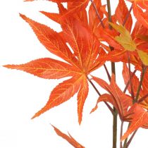 Deco šaka klevo oranžiniai lapai dirbtinė šakelė ruduo 80cm