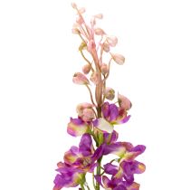 daiktų Dekoratyvinė delfinija kaip dirbtinė gėlė stilingiems gėlių akcentams, 79 cm, 3 vnt.