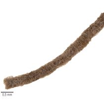 daiktų Ruda vilnonė virvelė, 55 m, dekoratyvinė virvelė floristikai ir rankdarbiams