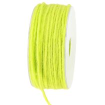 daiktų Wick siūlas vilnos virvelė veltinio virvelė šviesiai žalia W3mm L100m