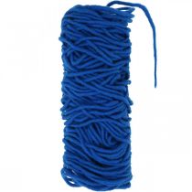 Wick siūlų veltinio virvelė su viela 30m mėlyna