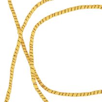 daiktų Vilnonis siūlas su viela veltinio virvele žėrutis geltona bronza Ø5mm 33m