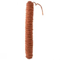 Wick siūlų vilnos virvelė, veltinio virvelė vilna raudonai ruda L55m