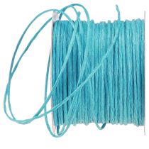 daiktų 50 m turkio spalvos apvyniota viela