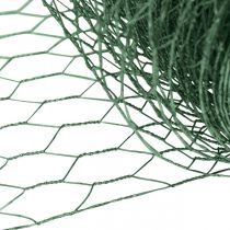 Šešiakampis tinklelis žalia viela PVC dengtas vielos tinklelis 50cm × 10m