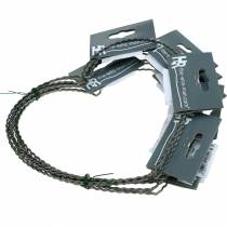 daiktų Vielinės širdelės 20cm bangos žiedai vainiko lanko širdelė 10 vnt