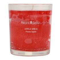 daiktų Kvapi žvakė stiklinėje kvapnioje žvakėje Christmas Apple Spice H8cm