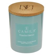 daiktų Kvapi žvakė stiklinėje Camila White Musk Ø7,5cm H8cm