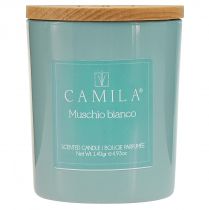 daiktų Kvapi žvakė stiklinėje Camila White Musk Ø7,5cm H8cm