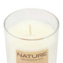 Kvapi žvakė stiklinėje natūralaus vaško Wenzel Candles Magnolia 85×70mm