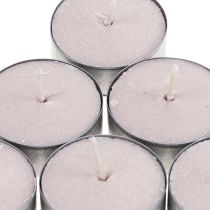 Kvapios žvakės frezijos, arbatinių žvakių kvapas, kambario kvapioji žvakė Ø3,5cm H1,5cm 18 vnt.