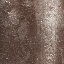 daiktų Vienspalvės žvakės rudos varinės metalinės 70×80mm 4 vnt
